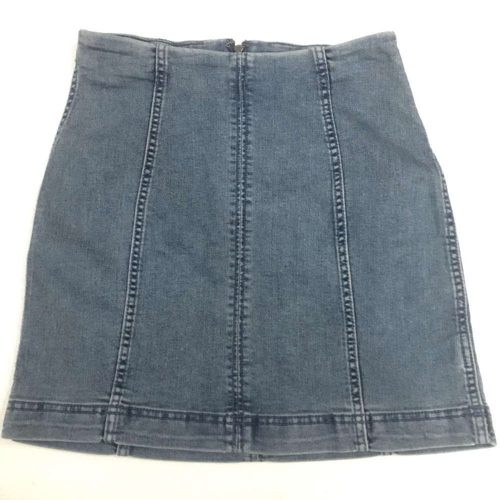 Free People Jean Mini Skirt Sz 0
